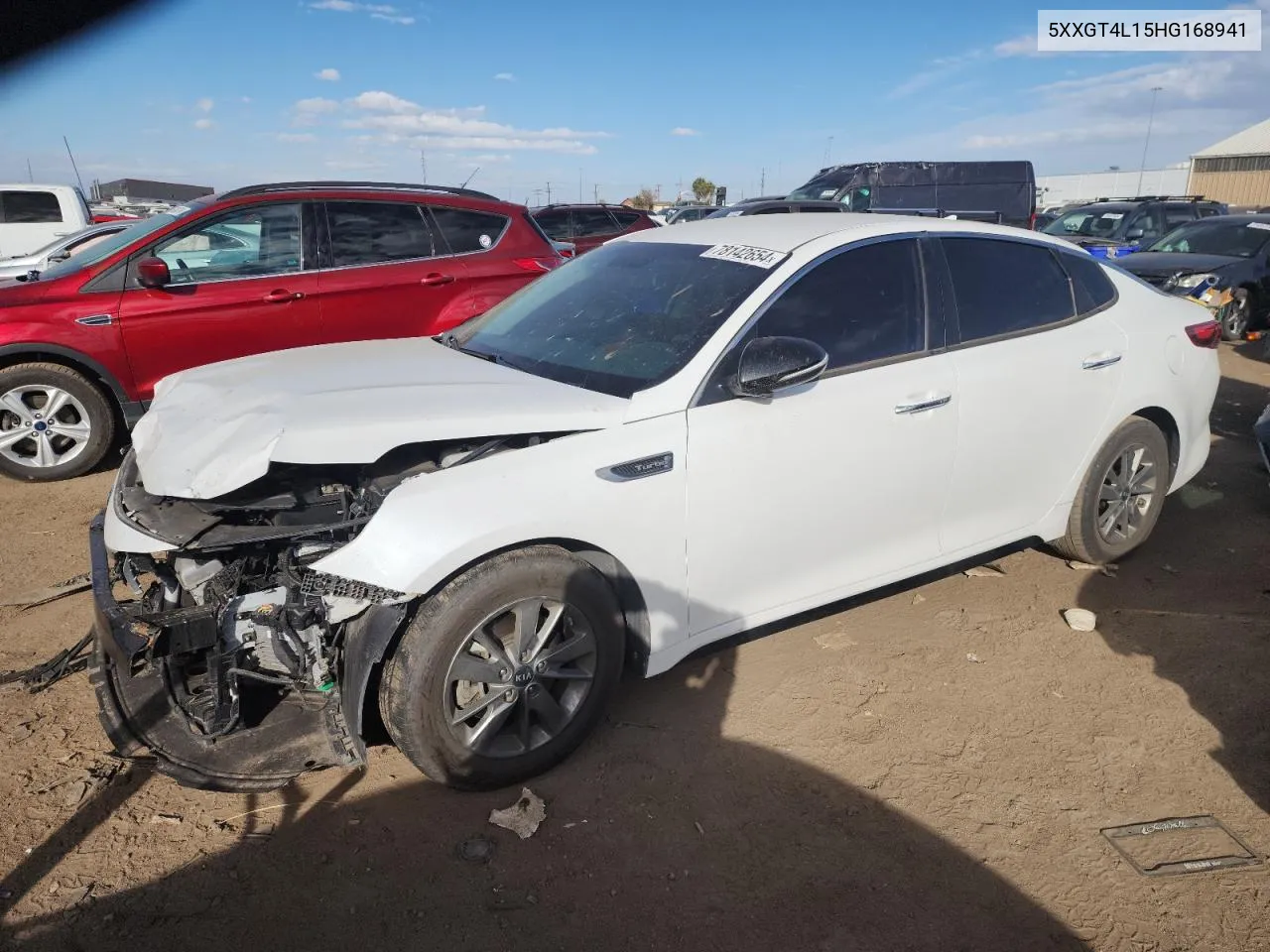 5XXGT4L15HG168941 2017 Kia Optima Lx