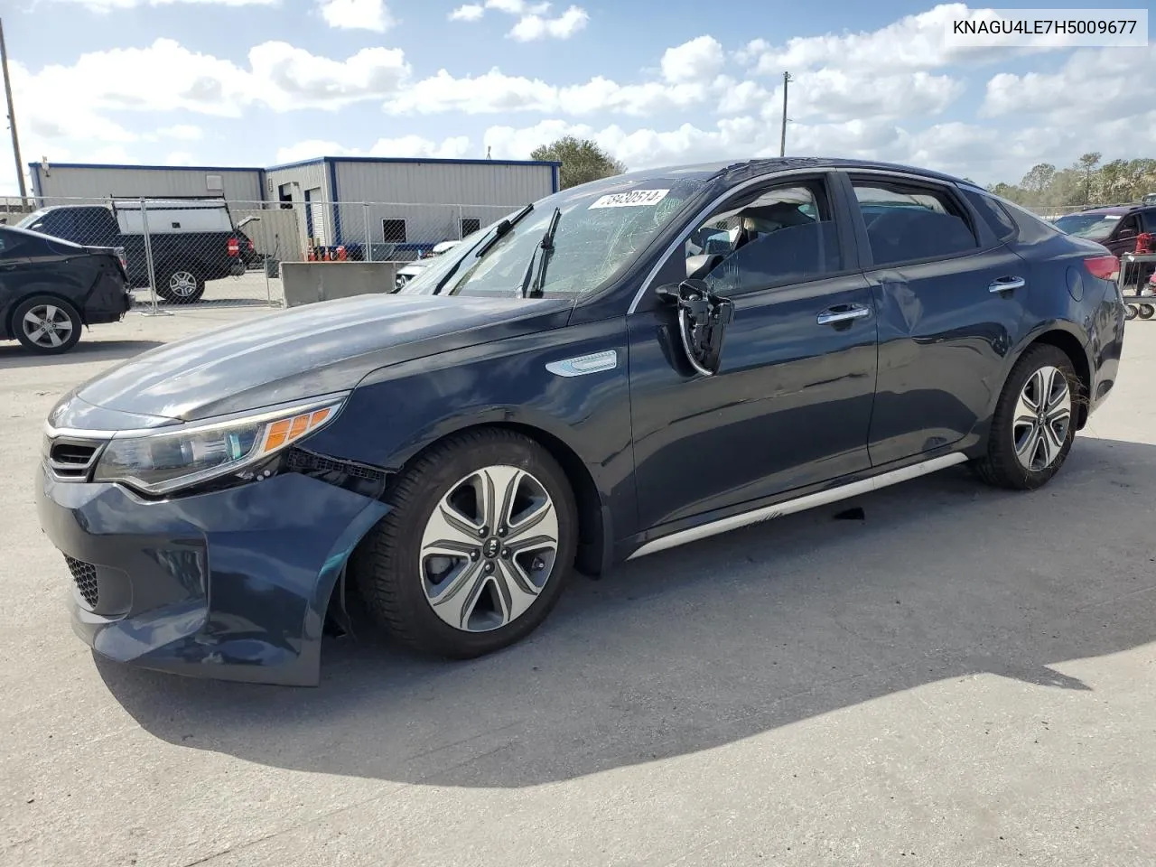 2017 Kia Optima Hybrid VIN: KNAGU4LE7H5009677 Lot: 78430514