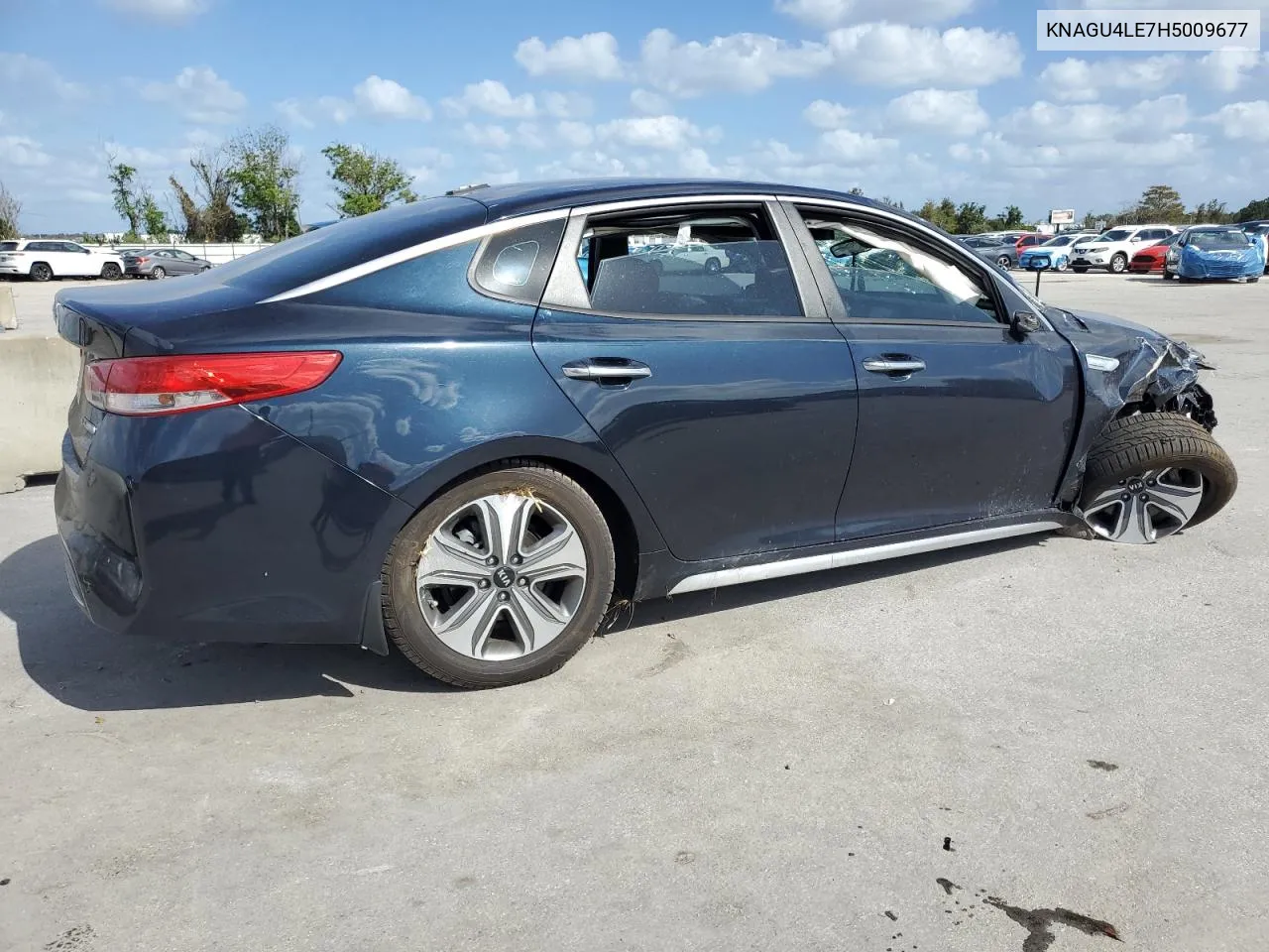 2017 Kia Optima Hybrid VIN: KNAGU4LE7H5009677 Lot: 78430514