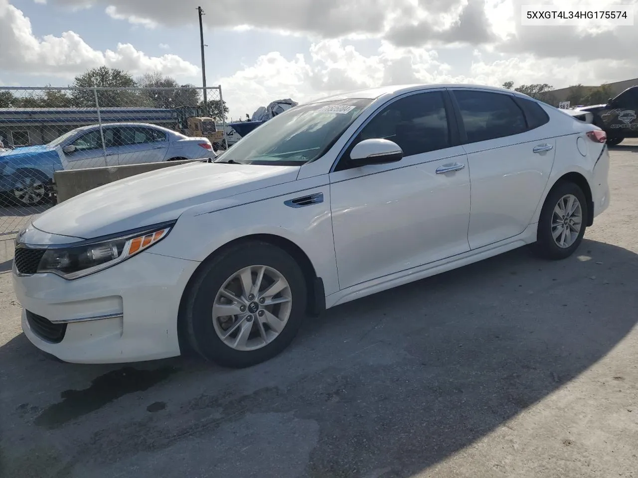 2017 Kia Optima Lx VIN: 5XXGT4L34HG175574 Lot: 78525804