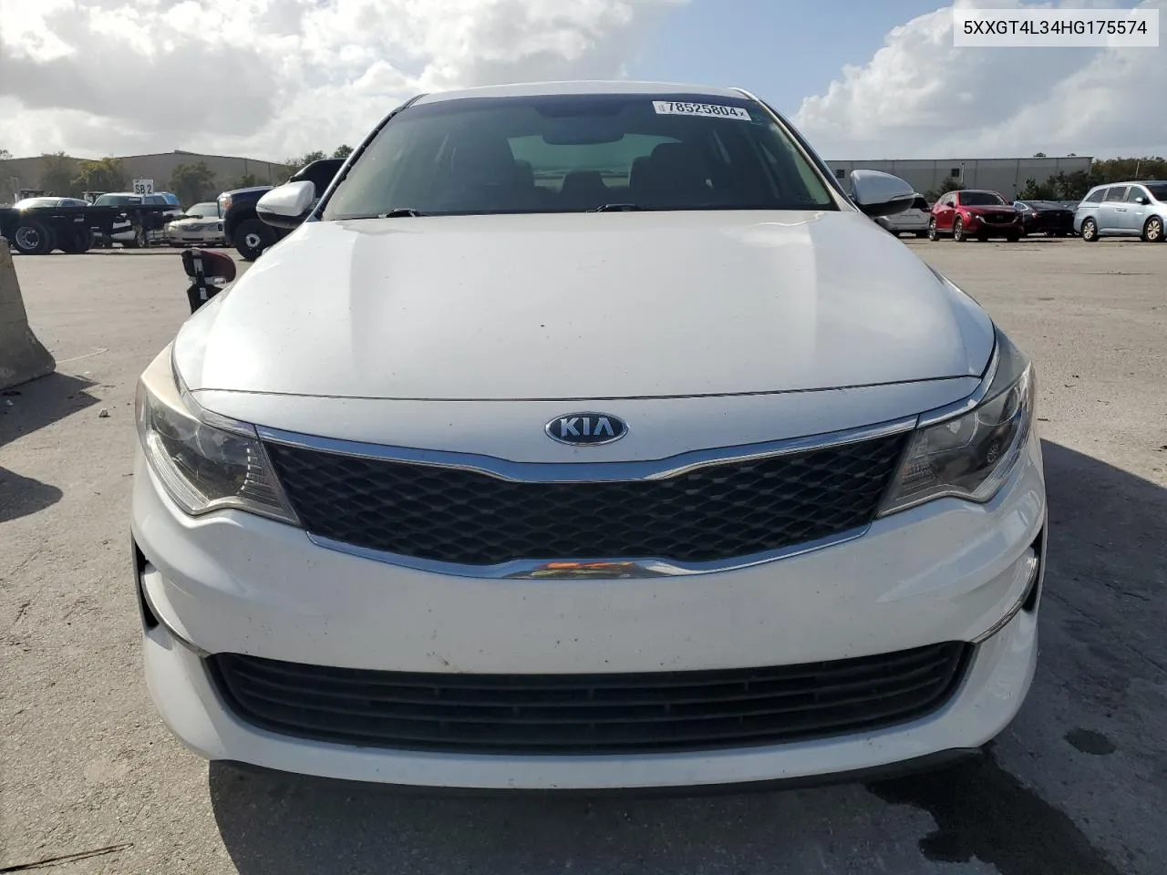 2017 Kia Optima Lx VIN: 5XXGT4L34HG175574 Lot: 78525804