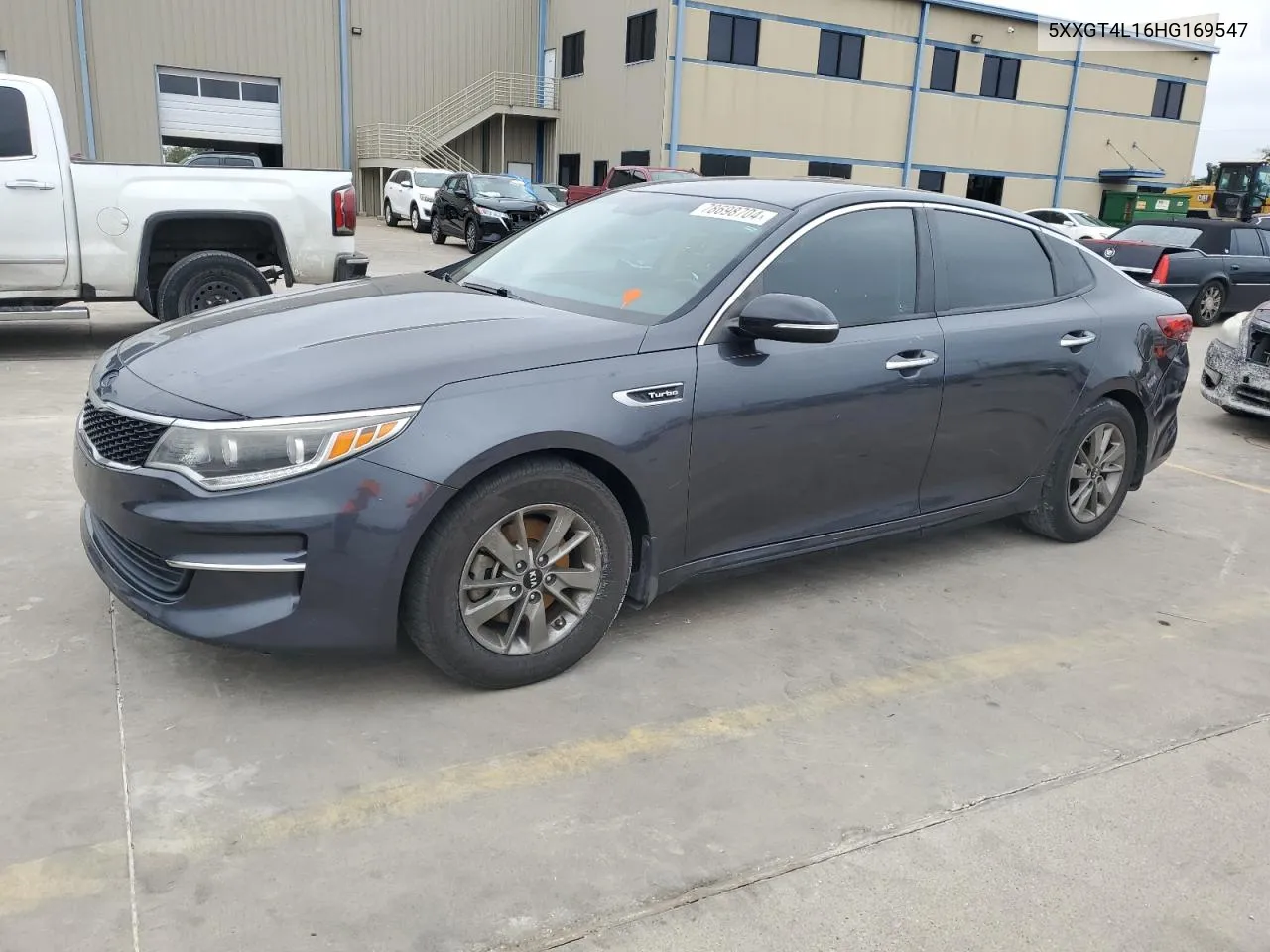 2017 Kia Optima Lx VIN: 5XXGT4L16HG169547 Lot: 78698704