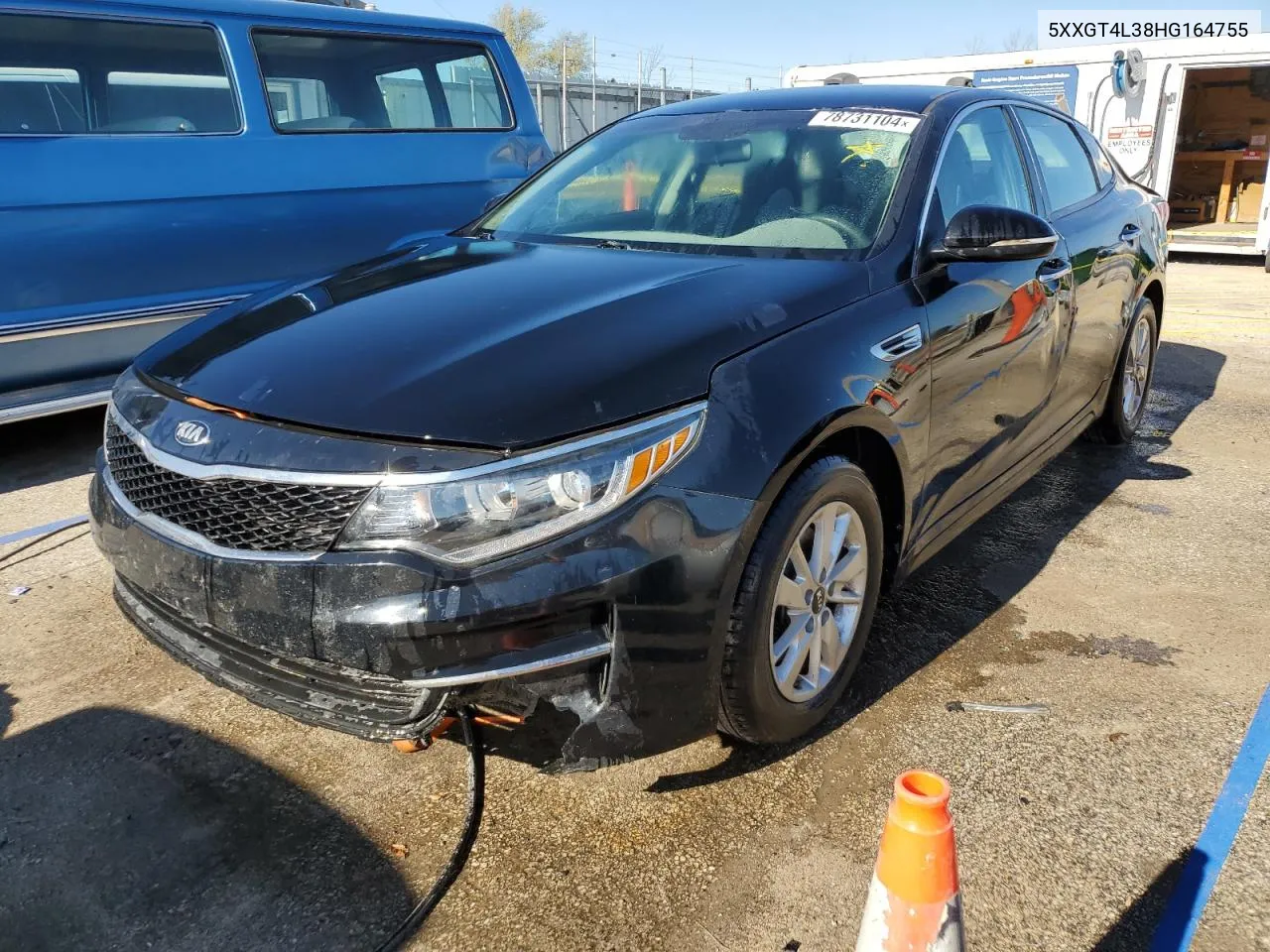 2017 Kia Optima Lx VIN: 5XXGT4L38HG164755 Lot: 78731104