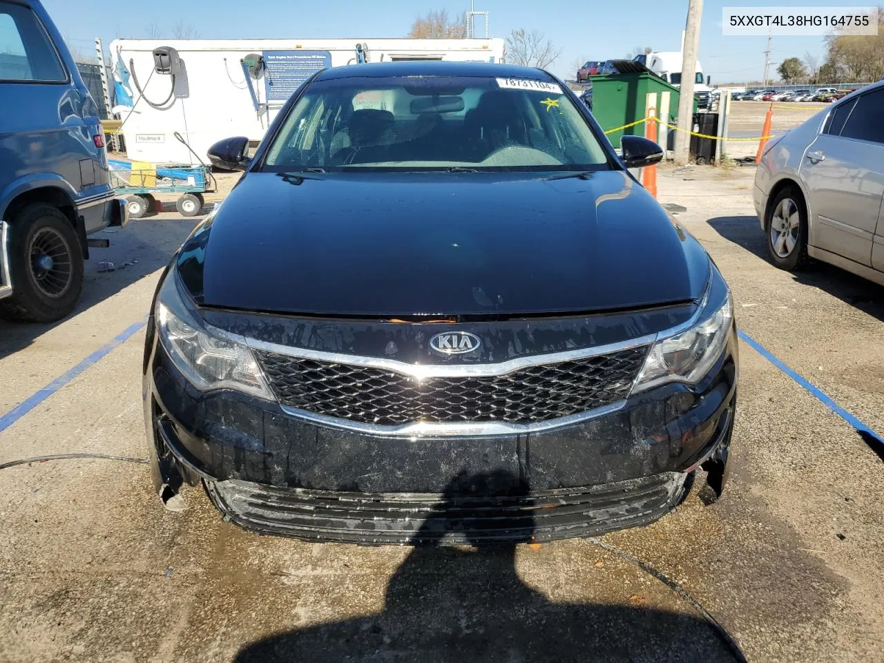 2017 Kia Optima Lx VIN: 5XXGT4L38HG164755 Lot: 78731104