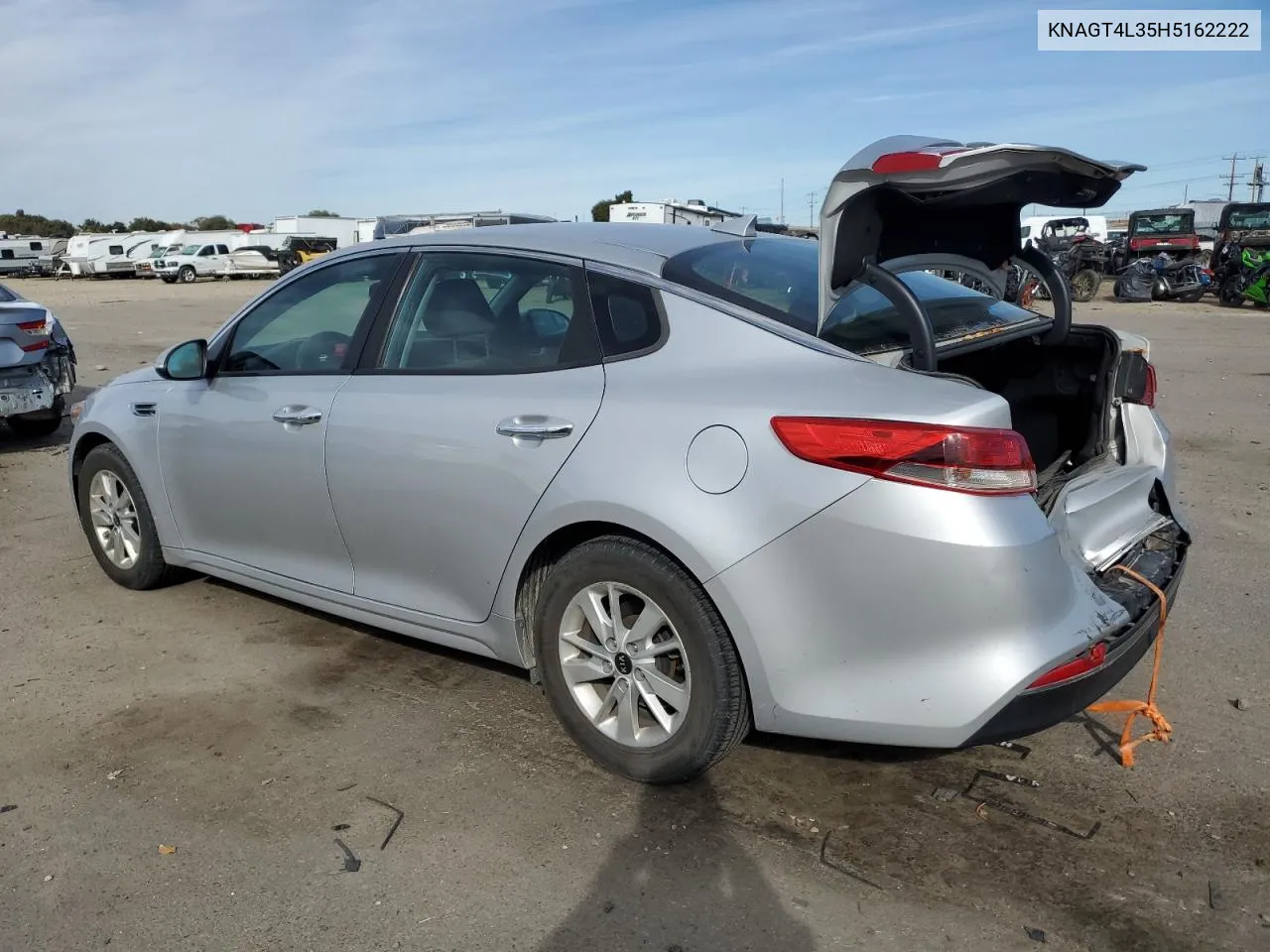 2017 Kia Optima Lx VIN: KNAGT4L35H5162222 Lot: 78737904