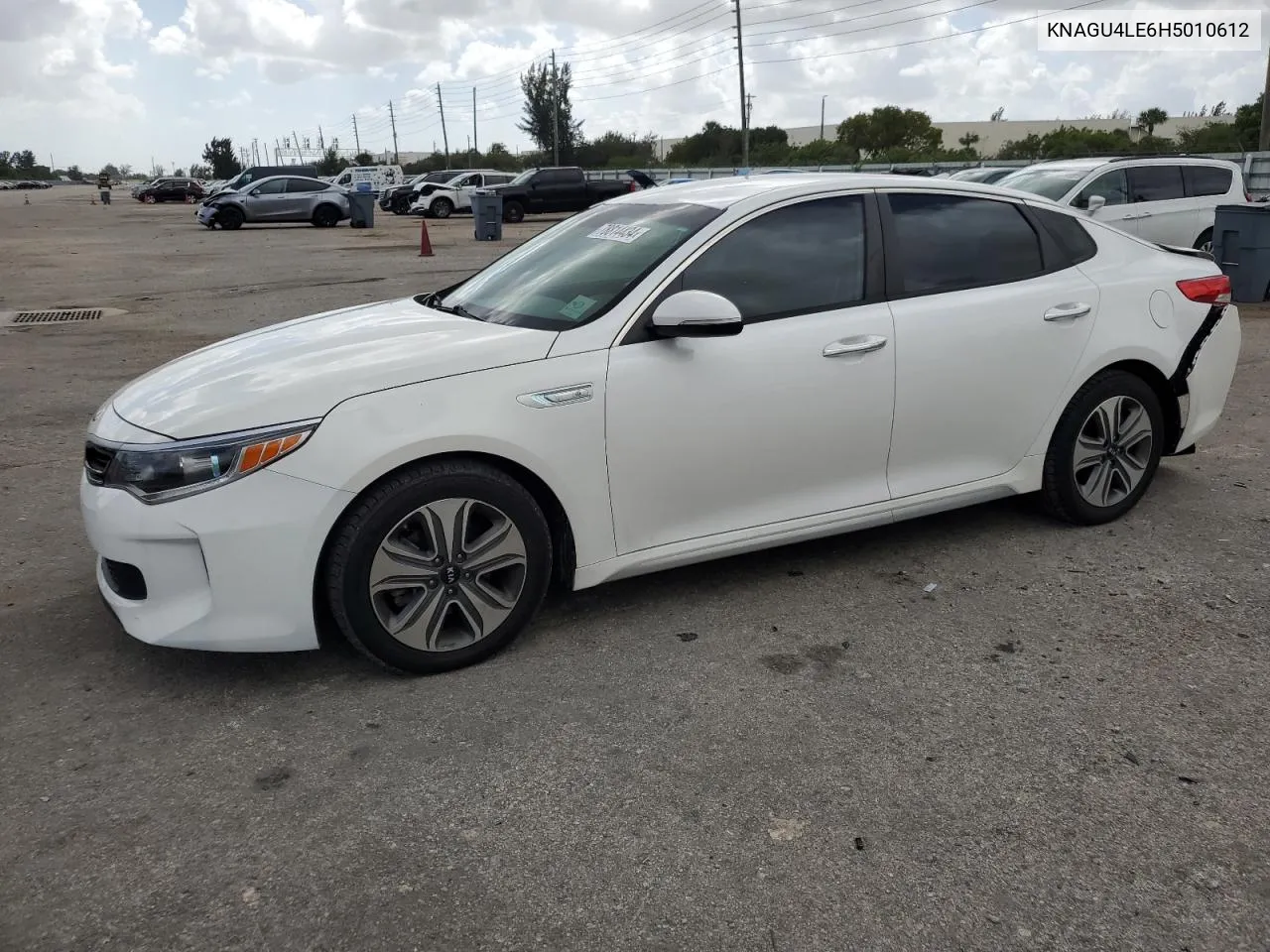 2017 Kia Optima Hybrid VIN: KNAGU4LE6H5010612 Lot: 78814434