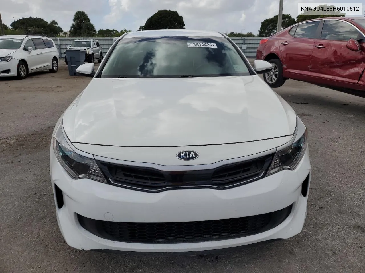 2017 Kia Optima Hybrid VIN: KNAGU4LE6H5010612 Lot: 78814434