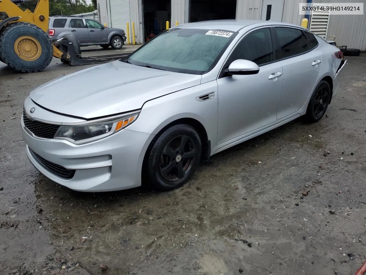 2017 Kia Optima Lx VIN: 5XXGT4L39HG149214 Lot: 78872374