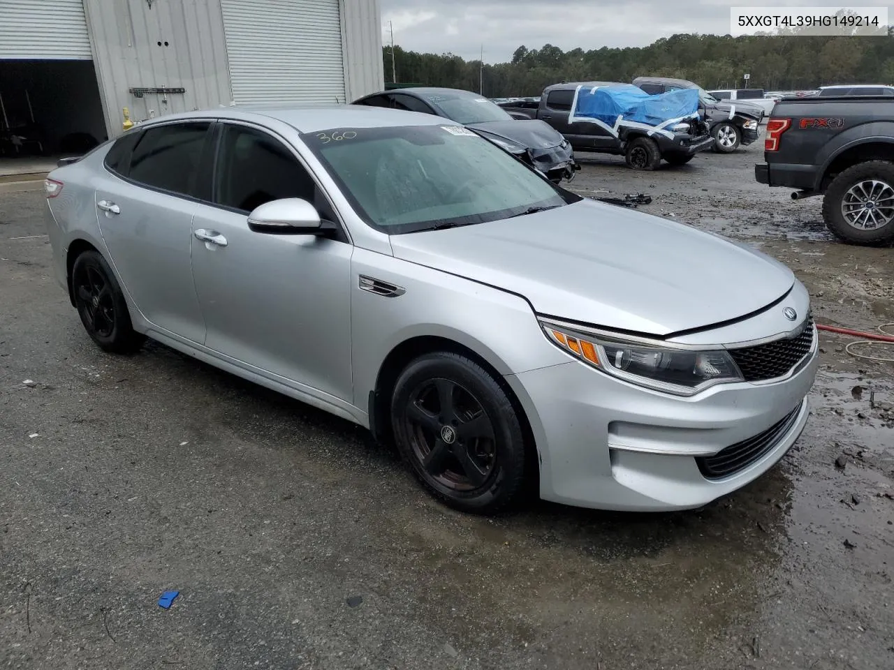 2017 Kia Optima Lx VIN: 5XXGT4L39HG149214 Lot: 78872374