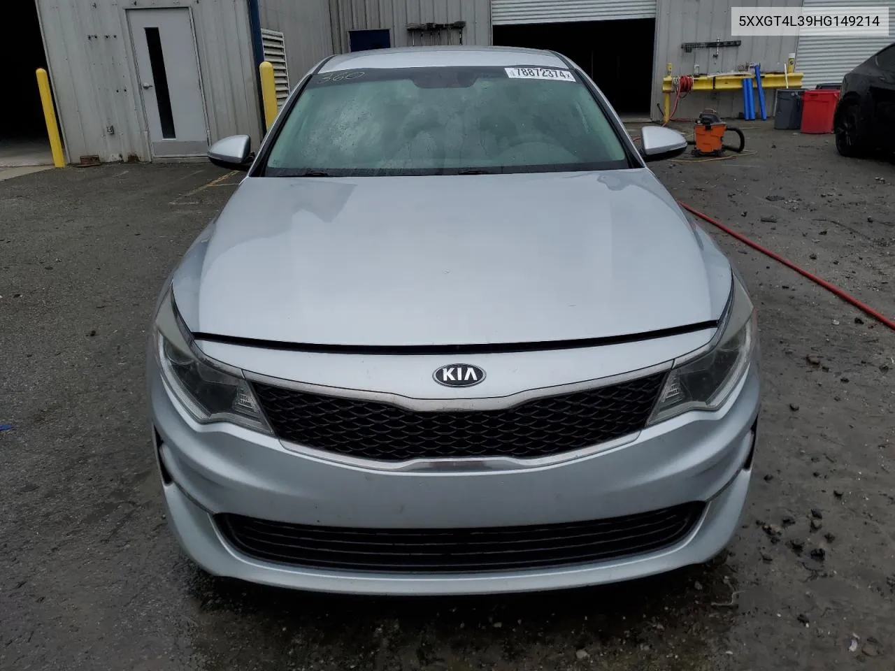 2017 Kia Optima Lx VIN: 5XXGT4L39HG149214 Lot: 78872374