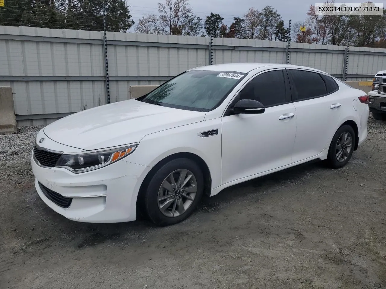 2017 Kia Optima Lx VIN: 5XXGT4L17HG171873 Lot: 79054544