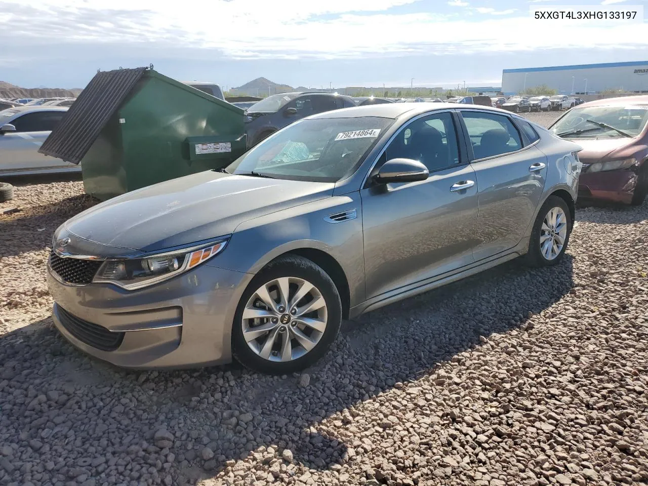 2017 Kia Optima Lx VIN: 5XXGT4L3XHG133197 Lot: 79214864