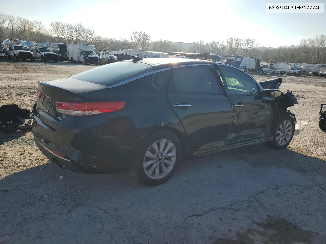 2017 Kia Optima Ex VIN: 5XXGU4L39HG177740 Lot: 79469534