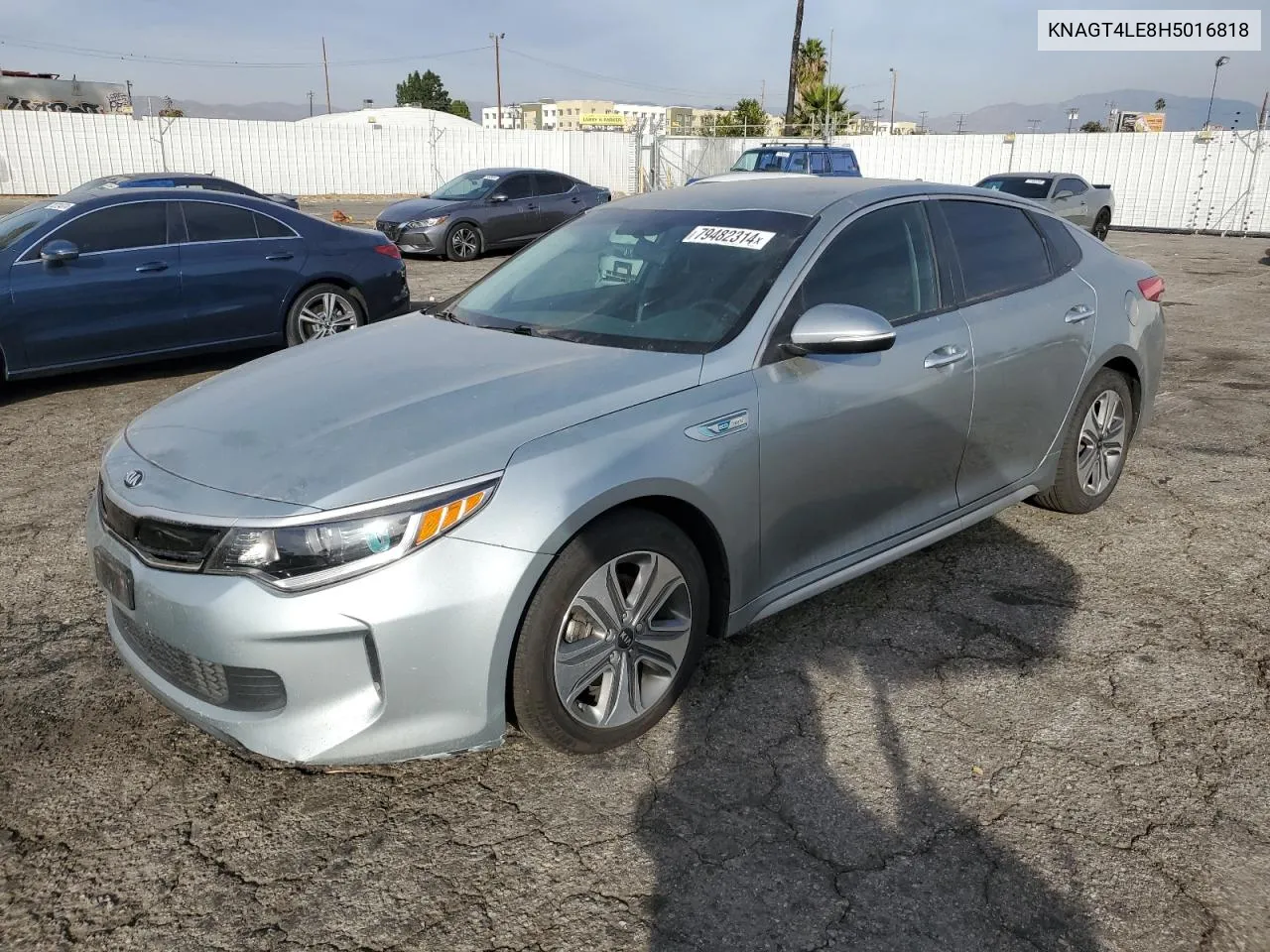 2017 Kia Optima Hybrid VIN: KNAGT4LE8H5016818 Lot: 79482314