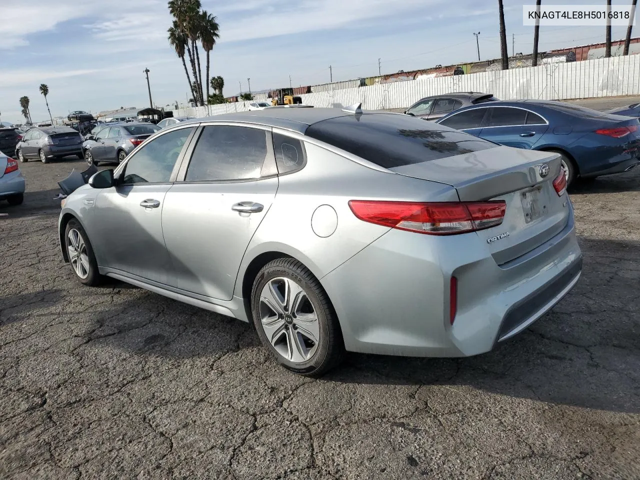 2017 Kia Optima Hybrid VIN: KNAGT4LE8H5016818 Lot: 79482314