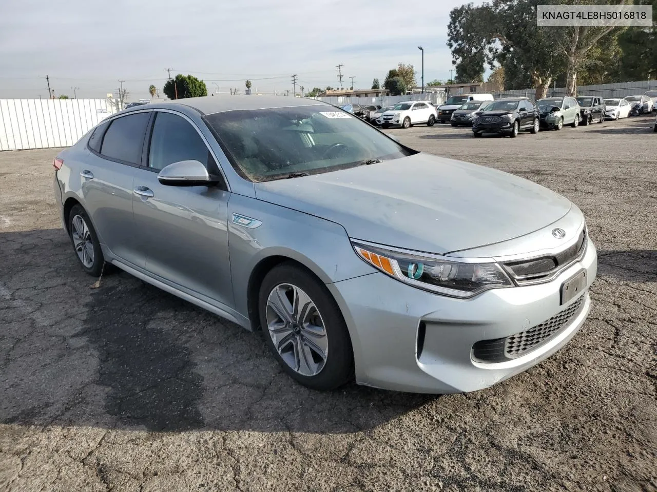 2017 Kia Optima Hybrid VIN: KNAGT4LE8H5016818 Lot: 79482314