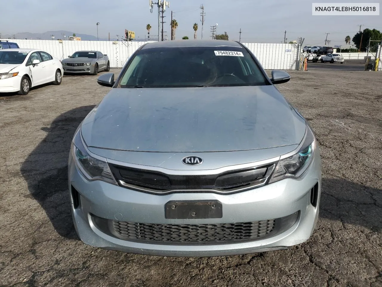 2017 Kia Optima Hybrid VIN: KNAGT4LE8H5016818 Lot: 79482314