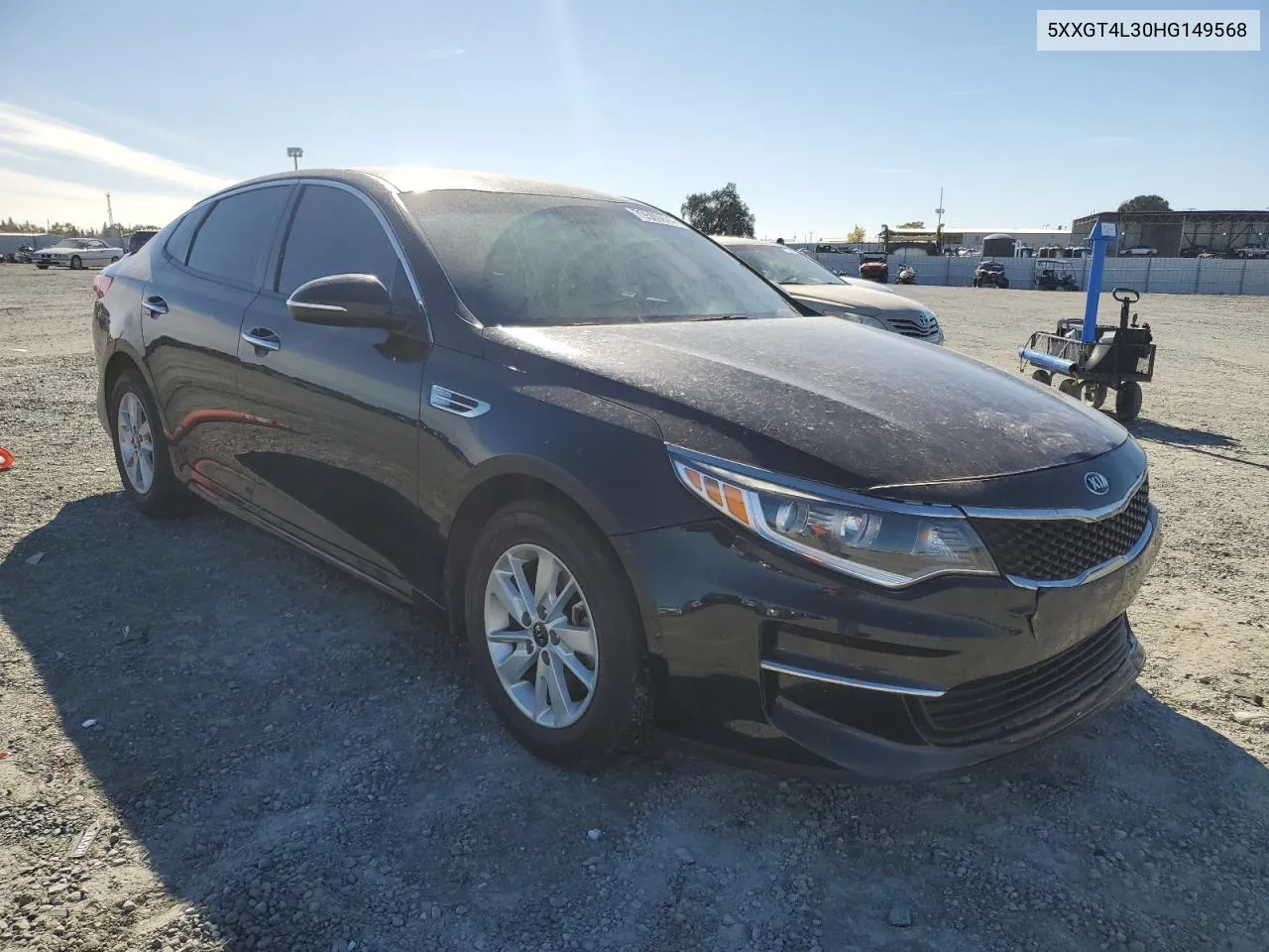 2017 Kia Optima Lx VIN: 5XXGT4L30HG149568 Lot: 79509974