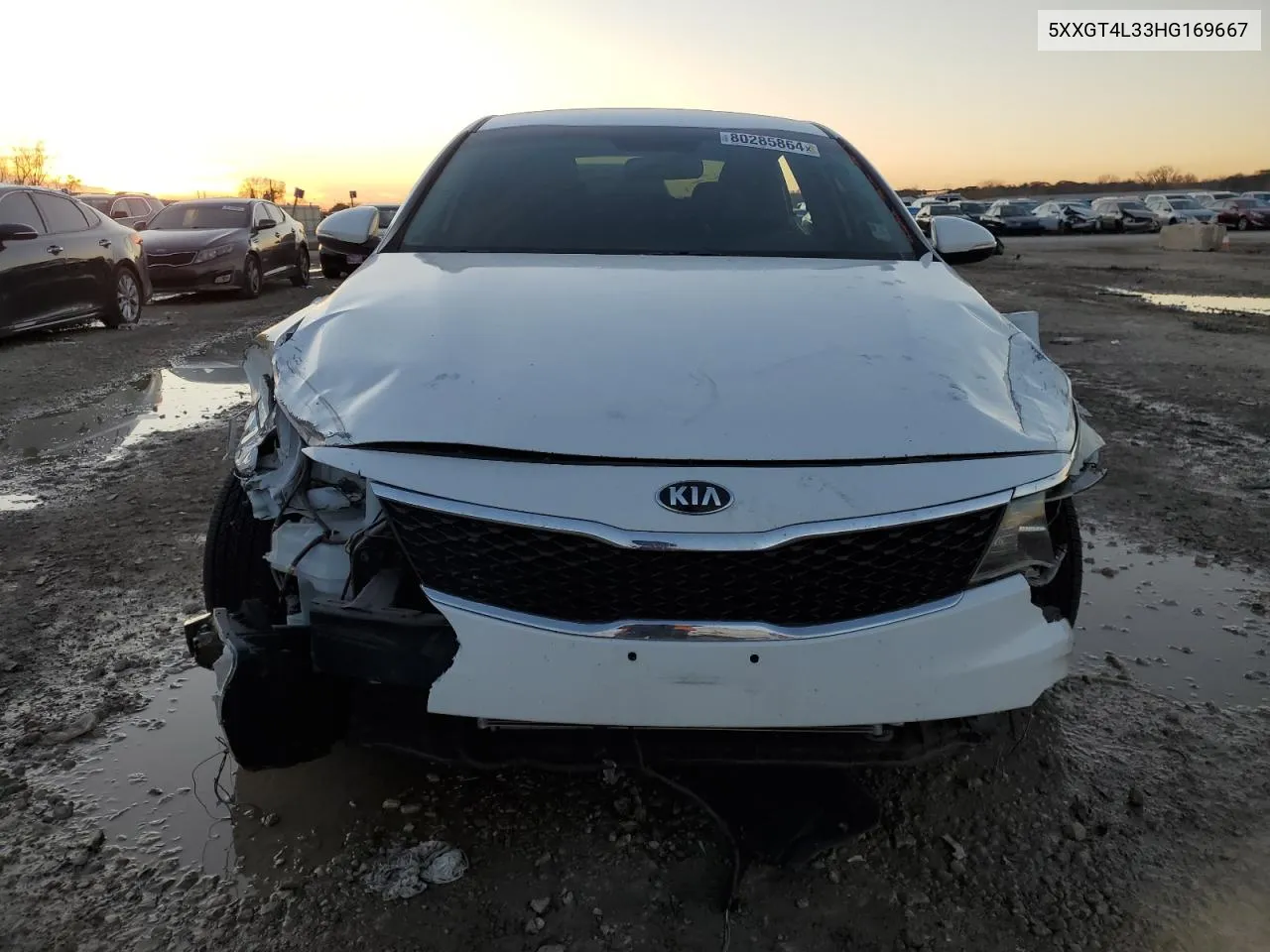 2017 Kia Optima Lx VIN: 5XXGT4L33HG169667 Lot: 80285864