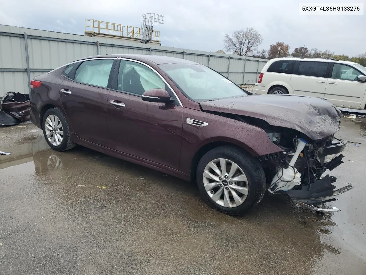 2017 Kia Optima Lx VIN: 5XXGT4L36HG133276 Lot: 80341774