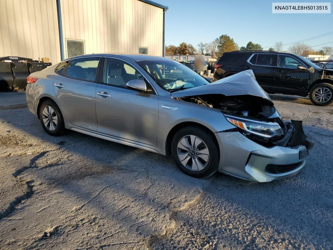 2017 Kia Optima Hybrid VIN: KNAGT4LE8H5013515 Lot: 80455304