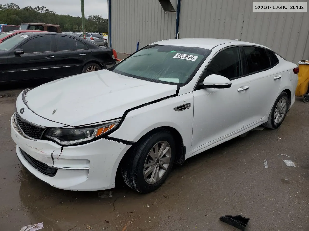 2017 Kia Optima Lx VIN: 5XXGT4L36HG128482 Lot: 81535994