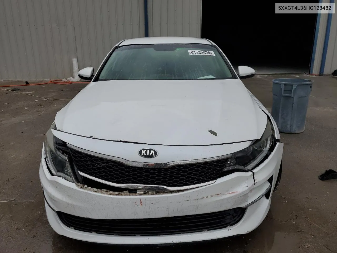 2017 Kia Optima Lx VIN: 5XXGT4L36HG128482 Lot: 81535994