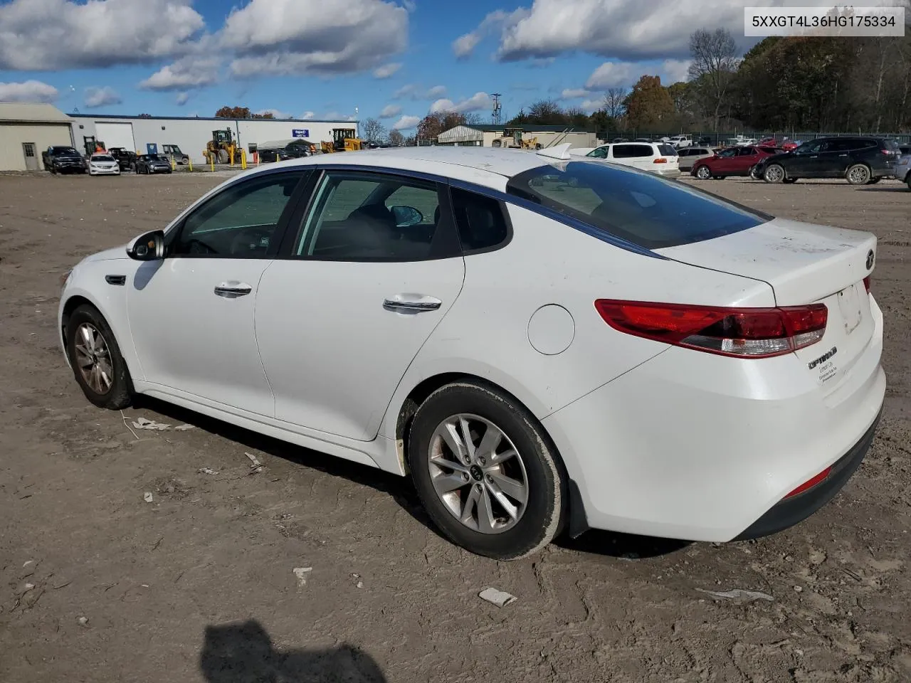 2017 Kia Optima Lx VIN: 5XXGT4L36HG175334 Lot: 81560174