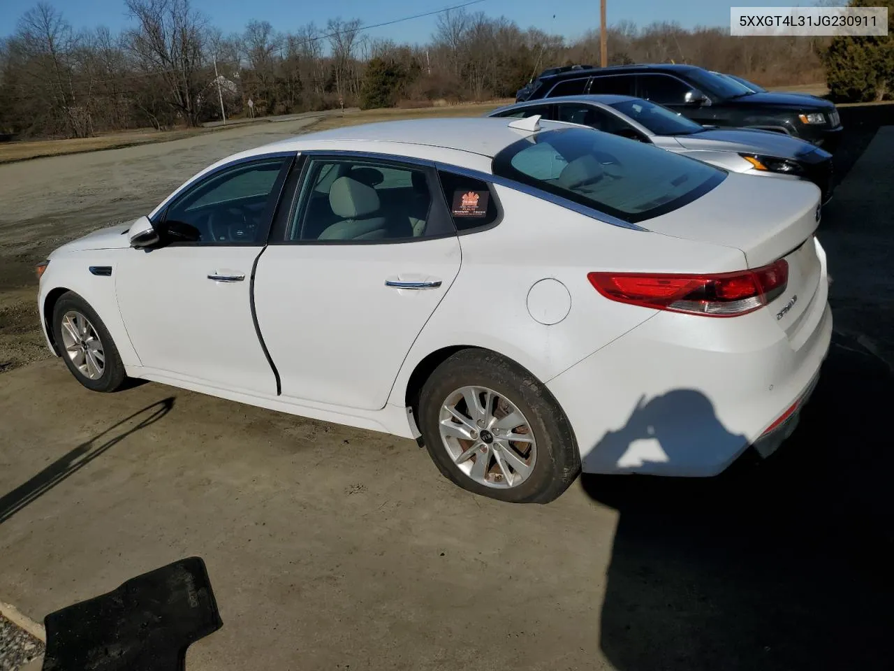 2018 Kia Optima Lx VIN: 5XXGT4L31JG230911 Lot: 41453224