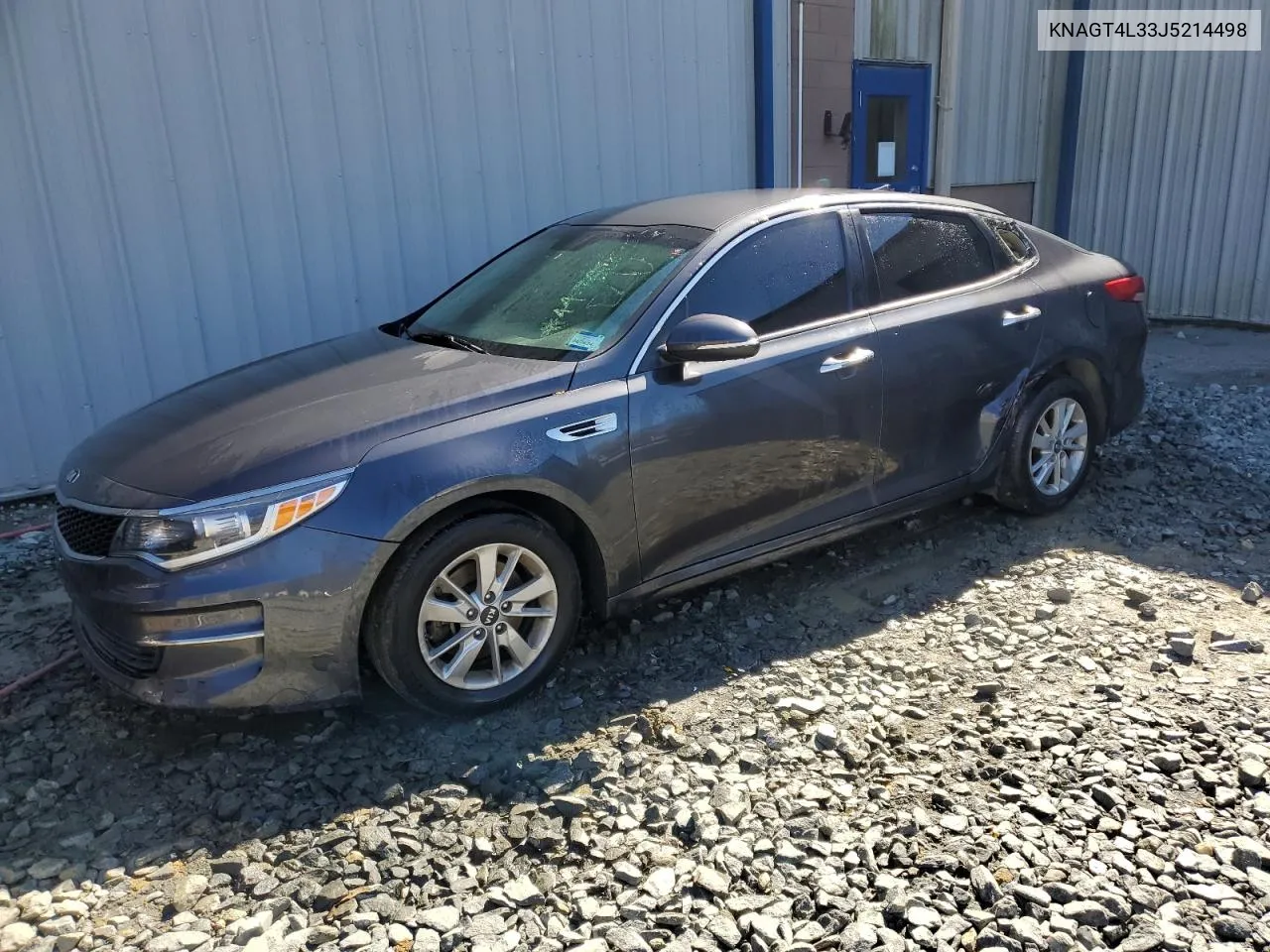 KNAGT4L33J5214498 2018 Kia Optima Lx