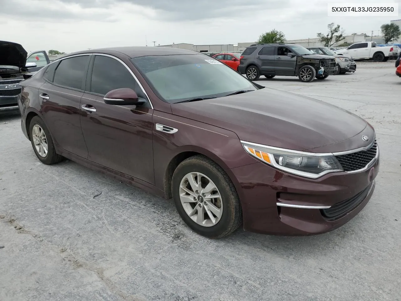 5XXGT4L33JG235950 2018 Kia Optima Lx