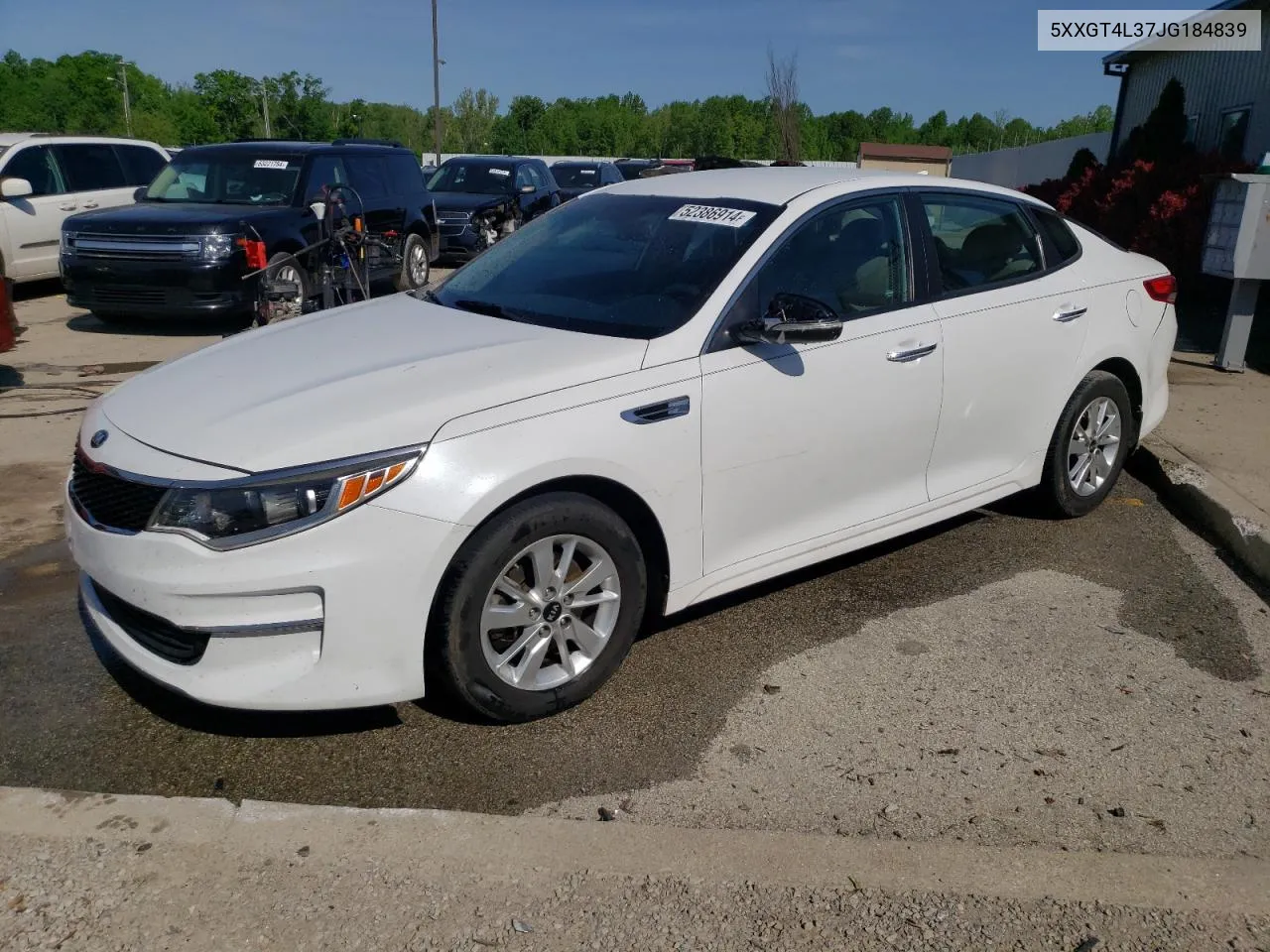 5XXGT4L37JG184839 2018 Kia Optima Lx