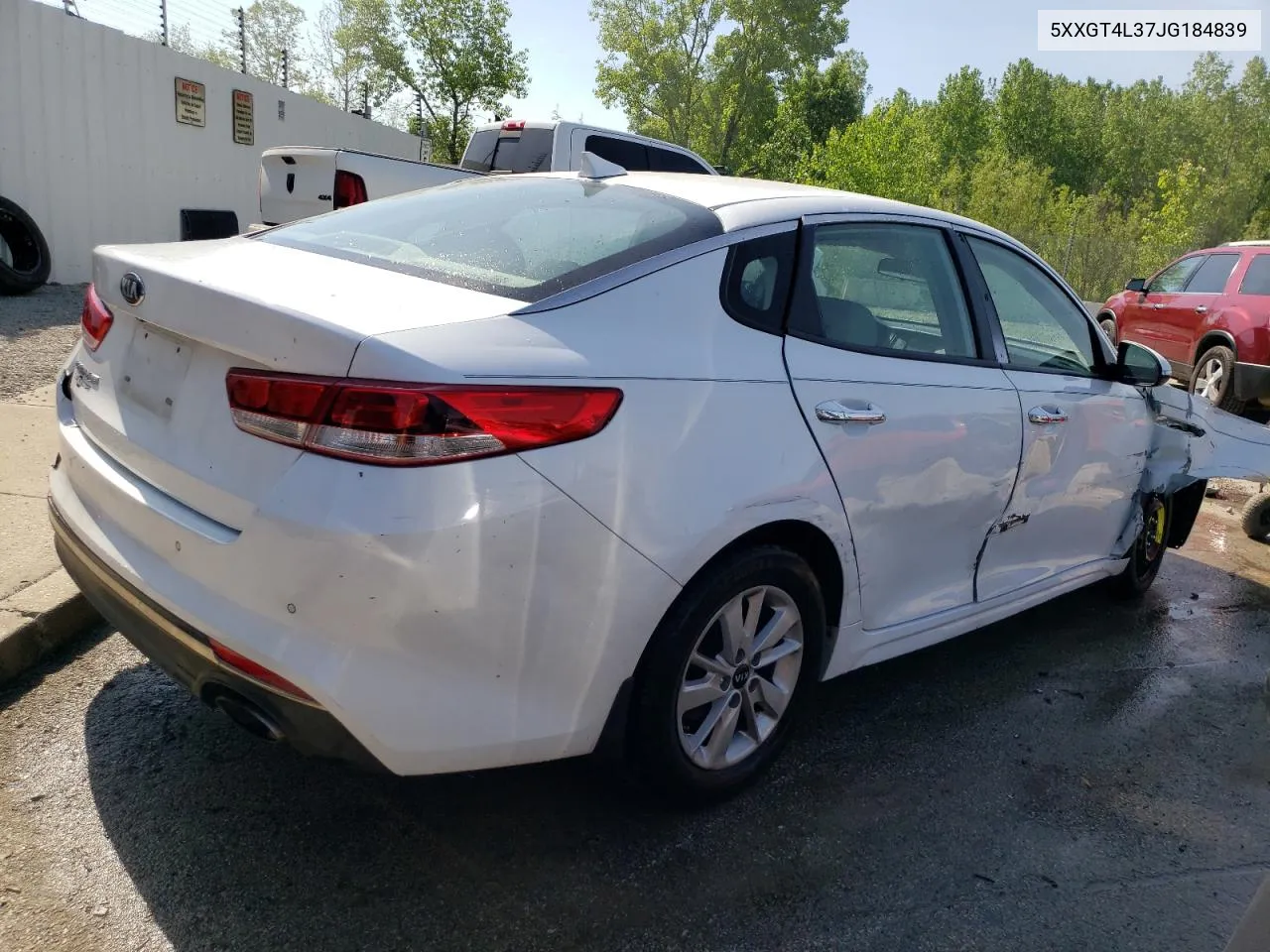 2018 Kia Optima Lx VIN: 5XXGT4L37JG184839 Lot: 52386914