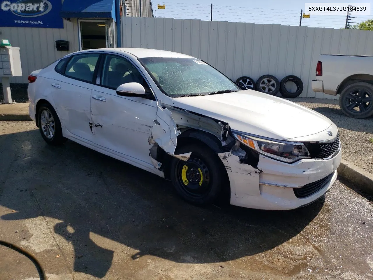 2018 Kia Optima Lx VIN: 5XXGT4L37JG184839 Lot: 52386914