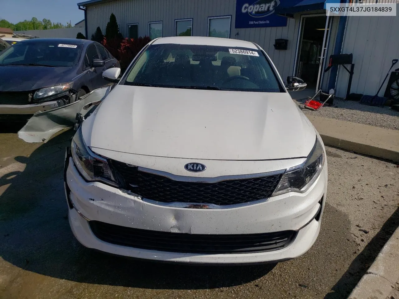 2018 Kia Optima Lx VIN: 5XXGT4L37JG184839 Lot: 52386914