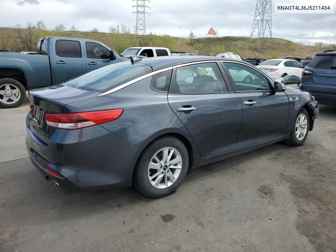 KNAGT4L36J5211434 2018 Kia Optima Lx