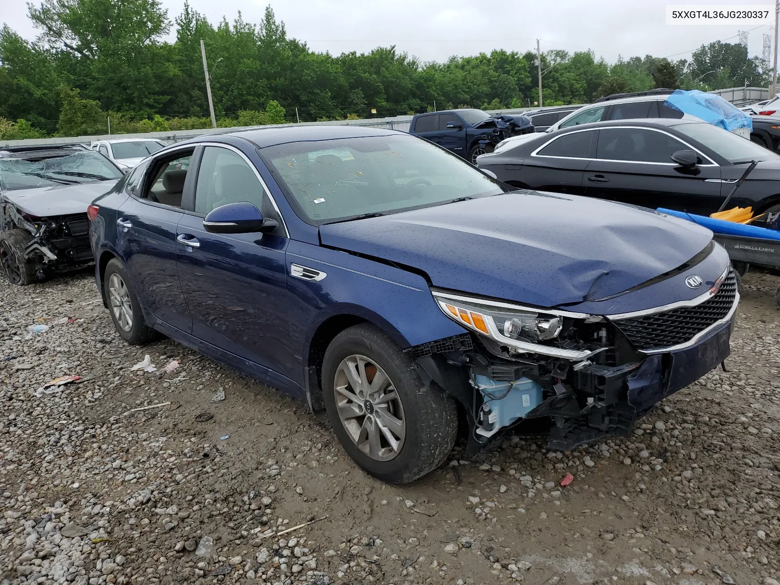 5XXGT4L36JG230337 2018 Kia Optima Lx