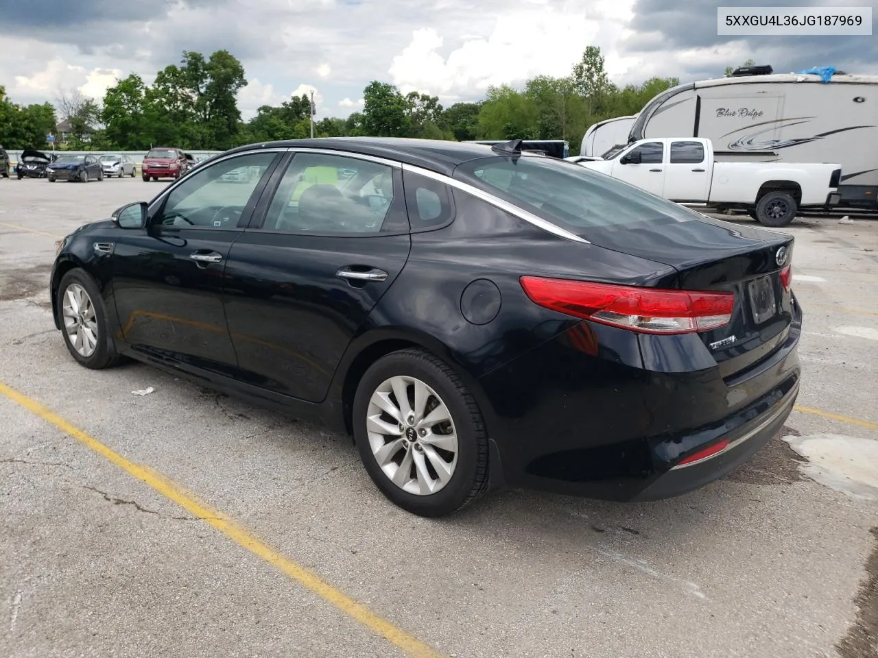 2018 Kia Optima Ex VIN: 5XXGU4L36JG187969 Lot: 55176374