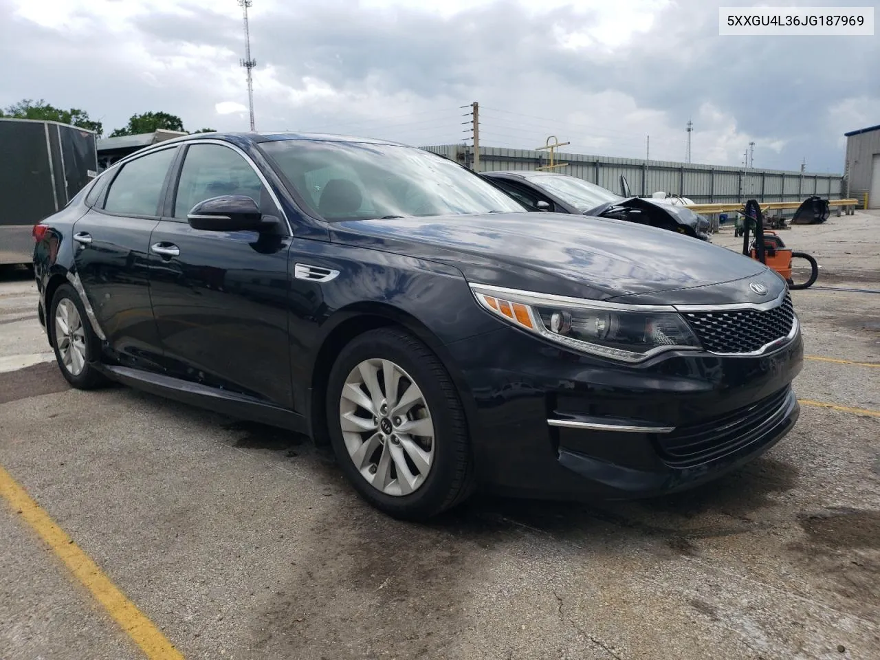 2018 Kia Optima Ex VIN: 5XXGU4L36JG187969 Lot: 55176374