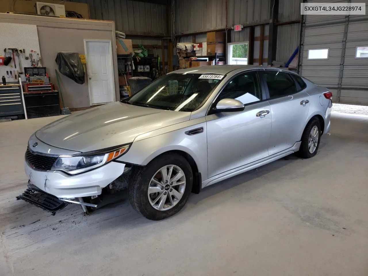 2018 Kia Optima Lx VIN: 5XXGT4L34JG228974 Lot: 55673784