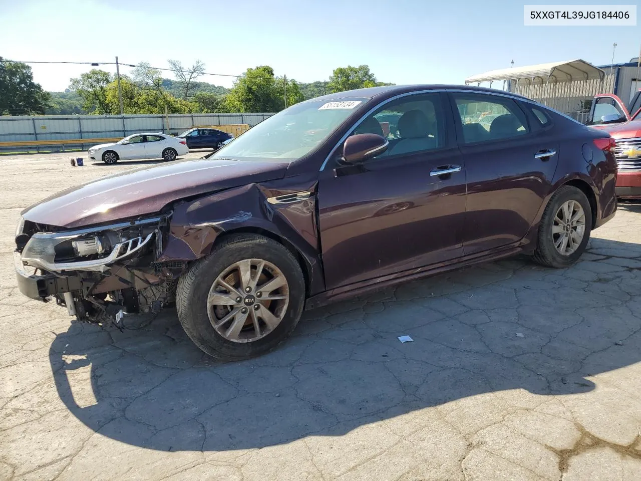 5XXGT4L39JG184406 2018 Kia Optima Lx