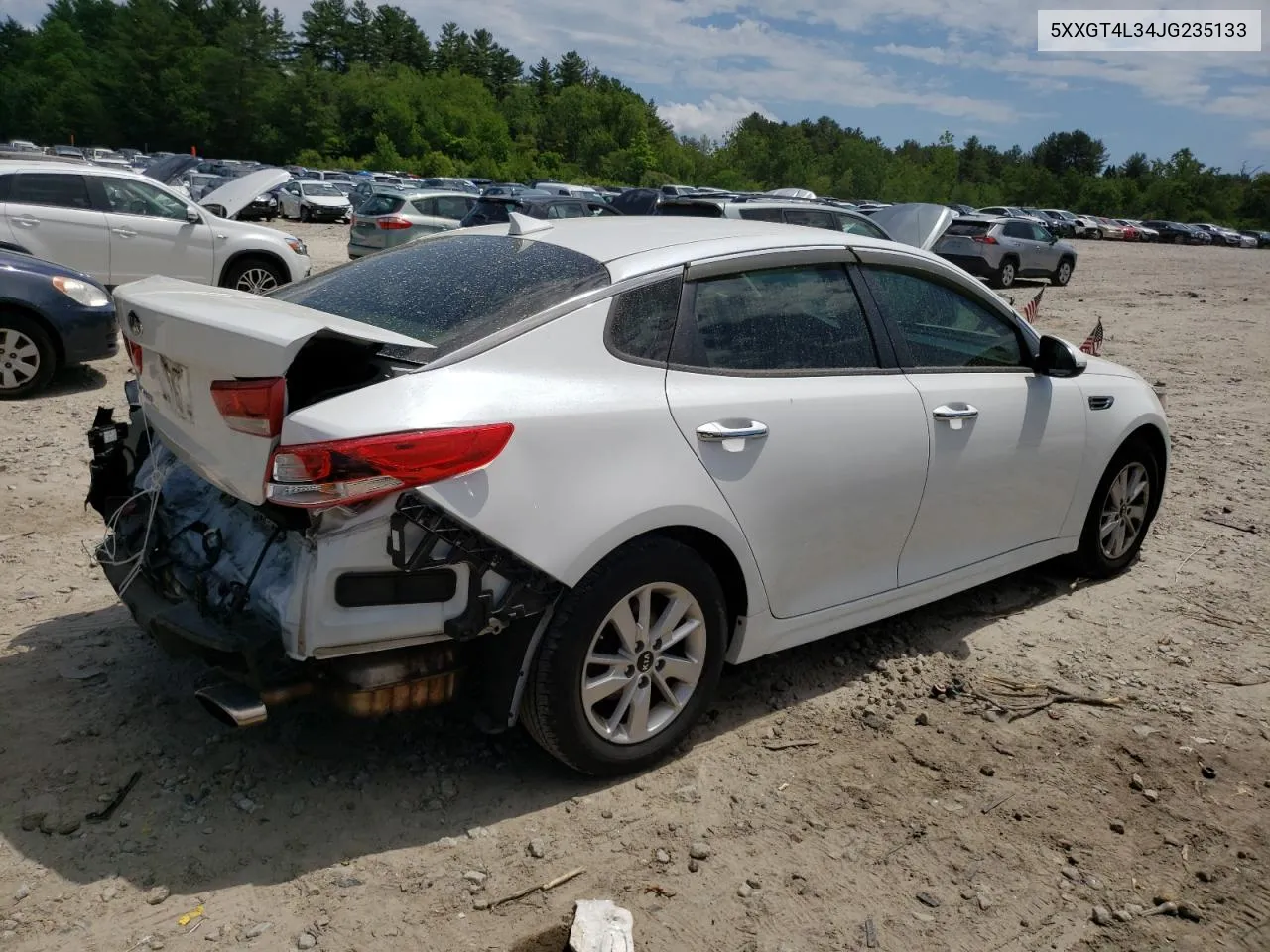 2018 Kia Optima Lx VIN: 5XXGT4L34JG235133 Lot: 58284154