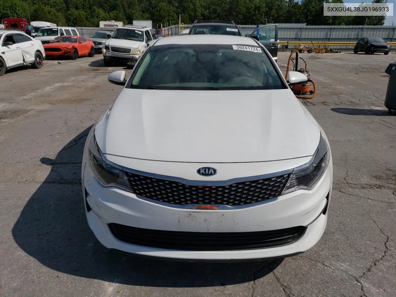 5XXGU4L38JG196933 2018 Kia Optima Ex