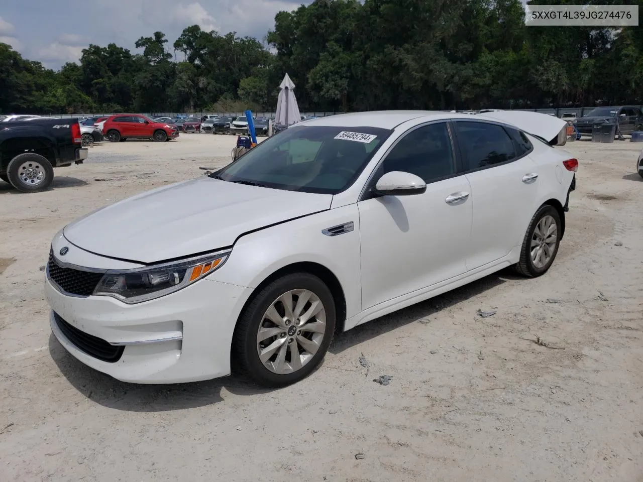 2018 Kia Optima Lx VIN: 5XXGT4L39JG274476 Lot: 59485794