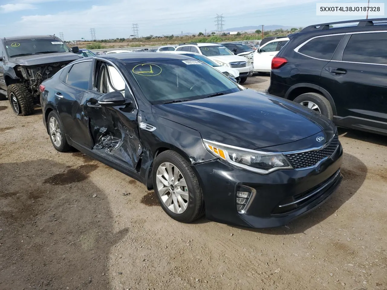 2018 Kia Optima Lx VIN: 5XXGT4L38JG187328 Lot: 60912164