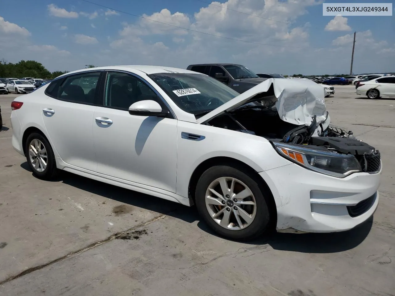 5XXGT4L3XJG249344 2018 Kia Optima Lx