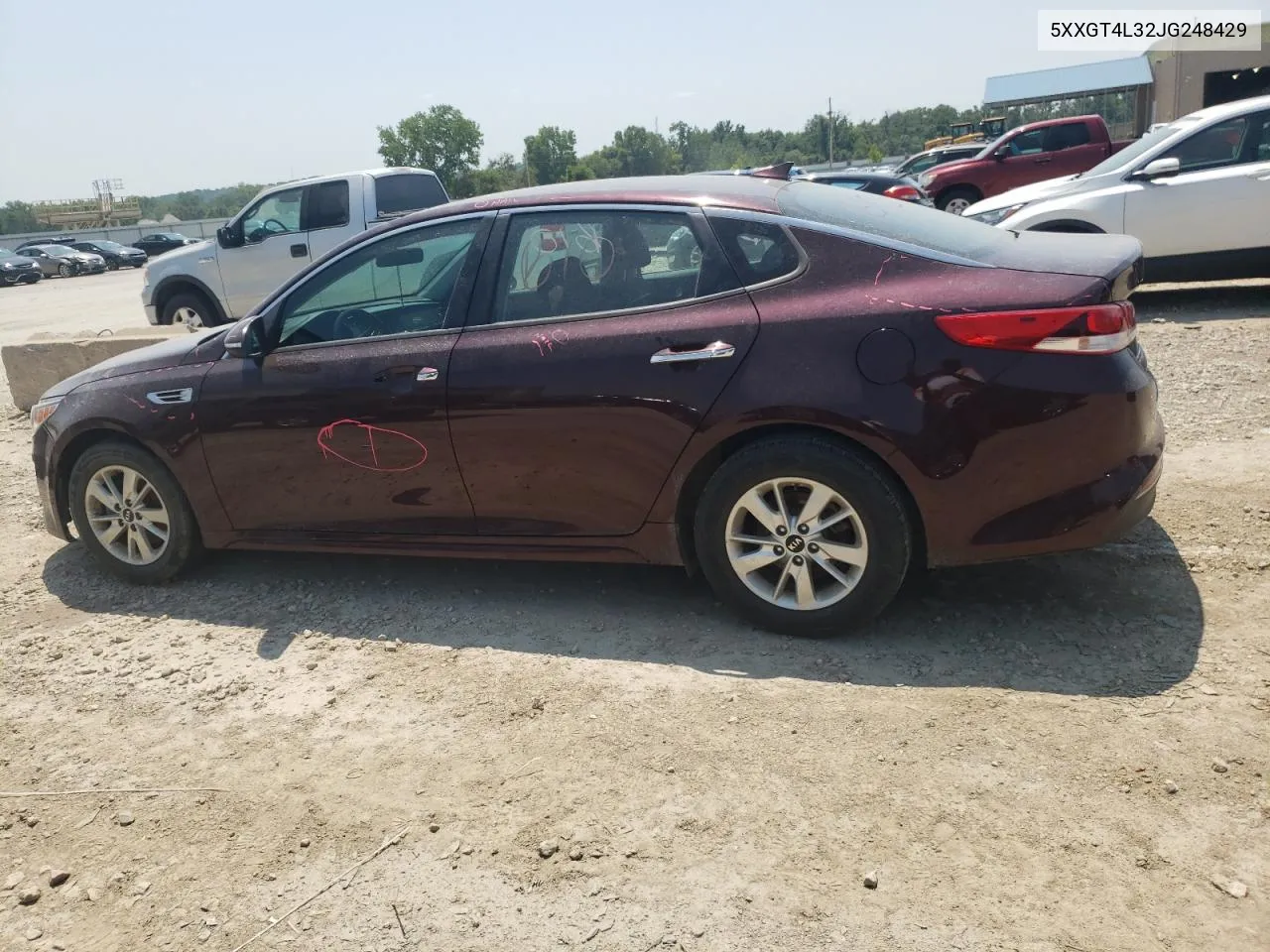 2018 Kia Optima Lx VIN: 5XXGT4L32JG248429 Lot: 62933974