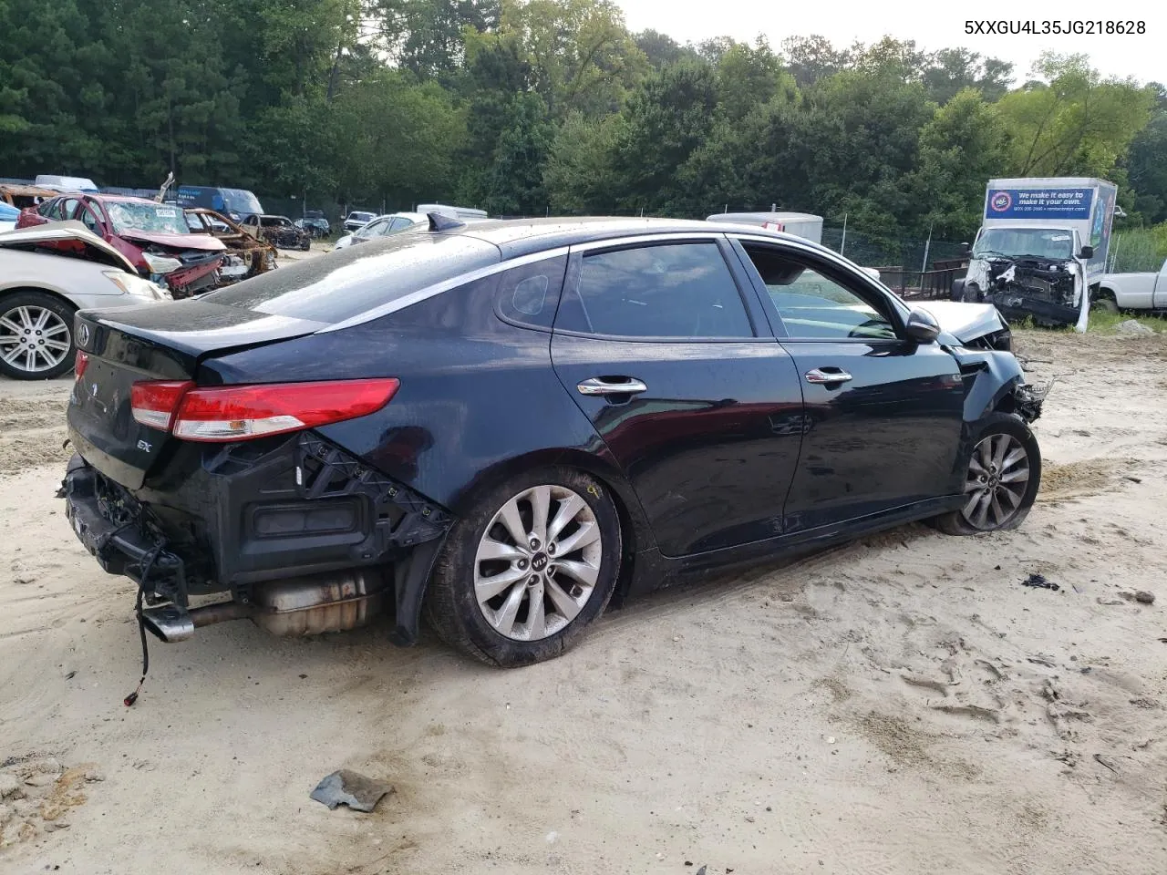 2018 Kia Optima Ex VIN: 5XXGU4L35JG218628 Lot: 63355004