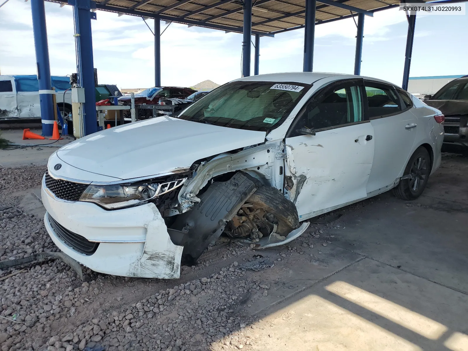 5XXGT4L31JG220993 2018 Kia Optima Lx