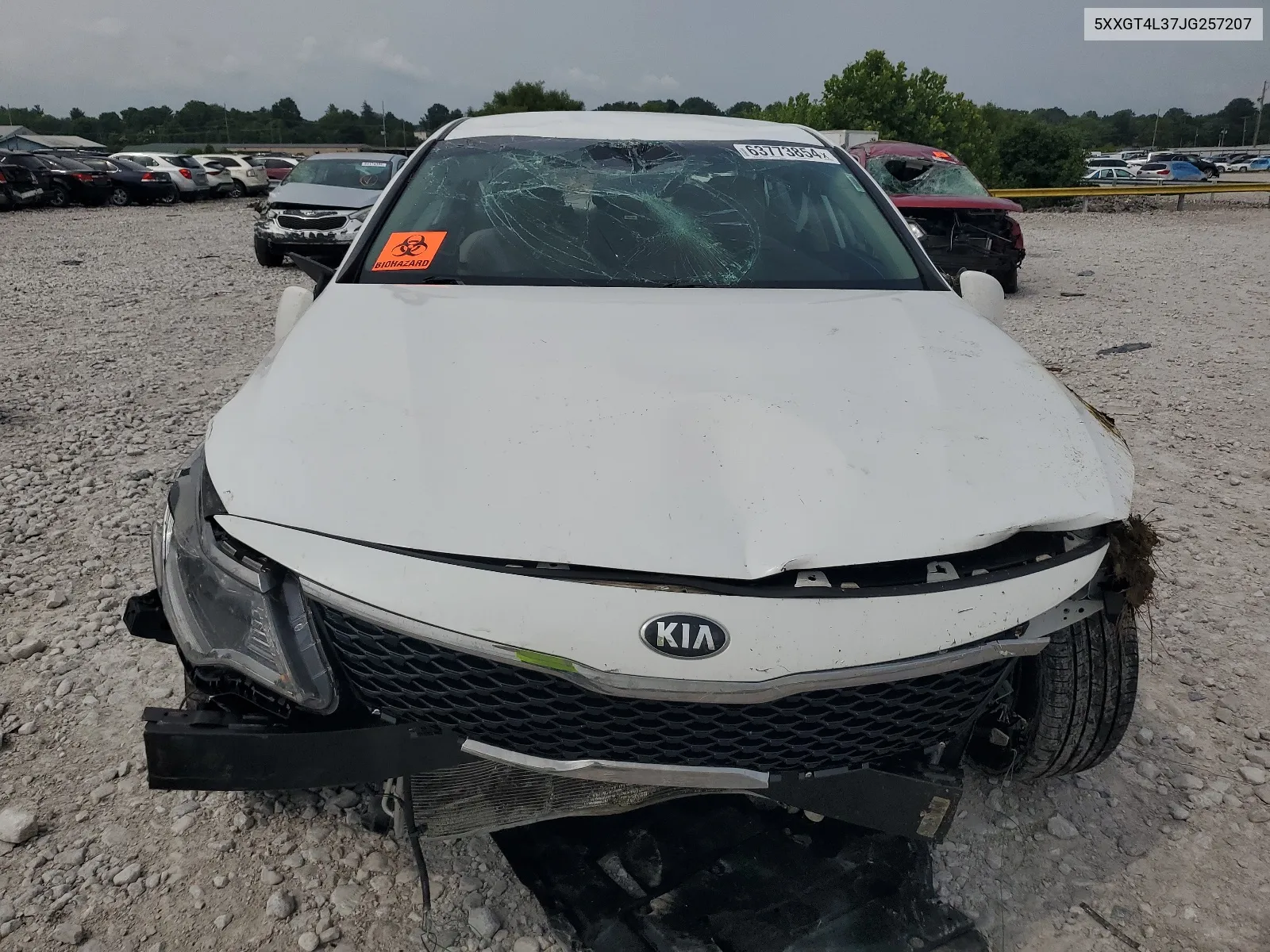 5XXGT4L37JG257207 2018 Kia Optima Lx